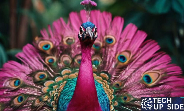 Pink Peacock